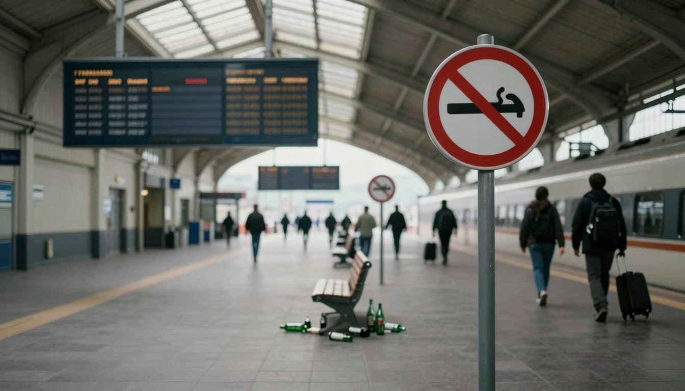 Bier, Wein und Schnaps bald tabu an deutschen Bahnhöfen?