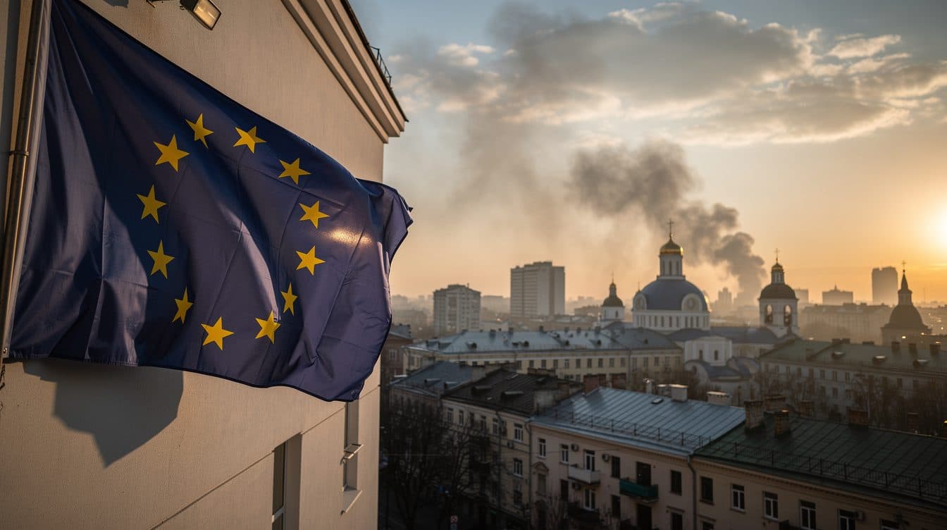 Warum die EU trotz russischer Drohungen in Kyjiw bleibt