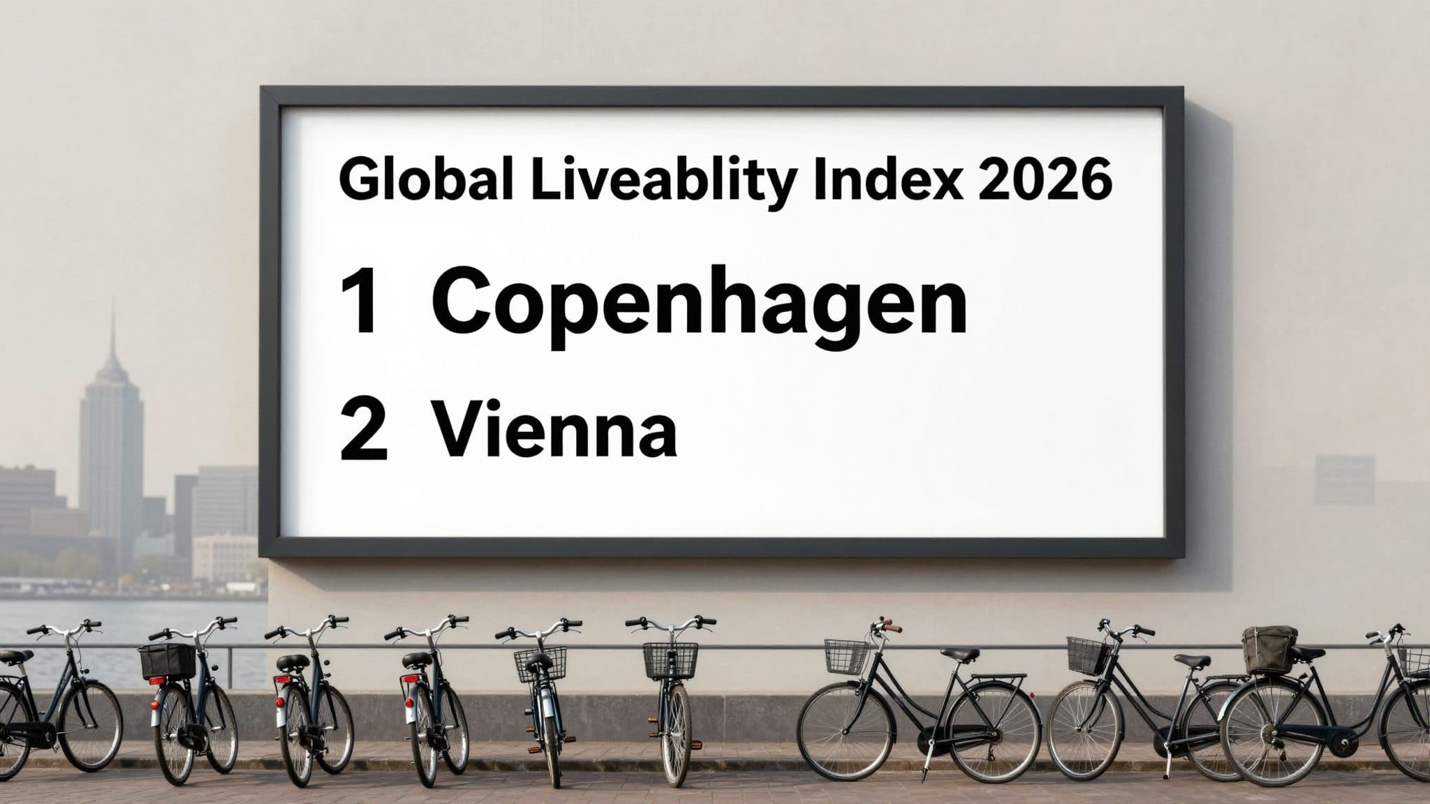 Kopenhagen ist die lebenswerteste Stadt der Welt – und Wien rutscht ab