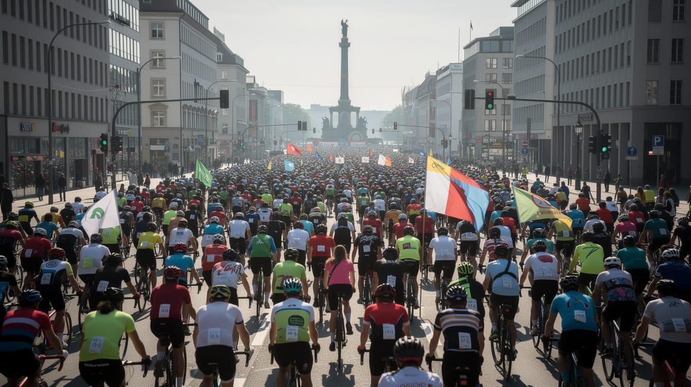 Zehntausende radeln durch Berlin