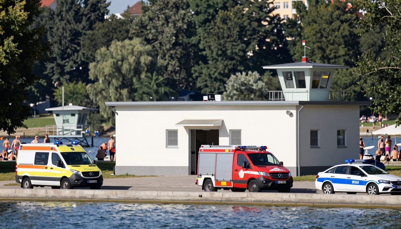 Badeunfall in Wien: Mann wird im Wasser reanimiert