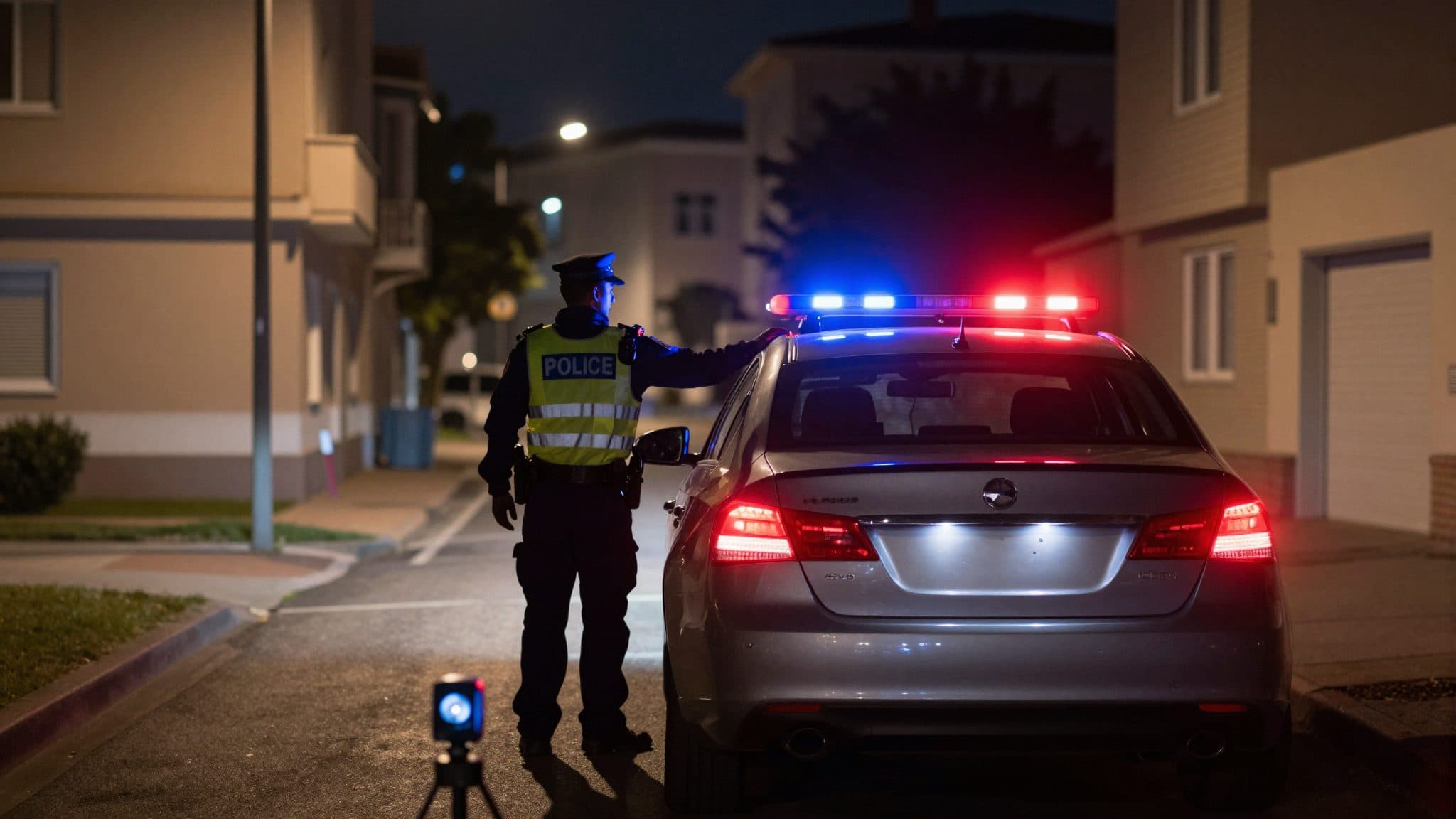 Nachts in Wels: Polizei stoppt Raser und Drogenlenker