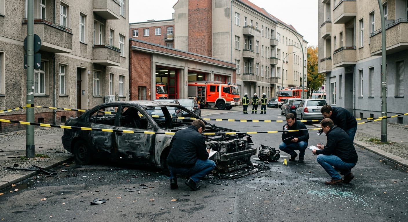 Auto-Explosion in Berlin: Warum ein 23-Jähriger das Leasingauto seines Bruders anzündete