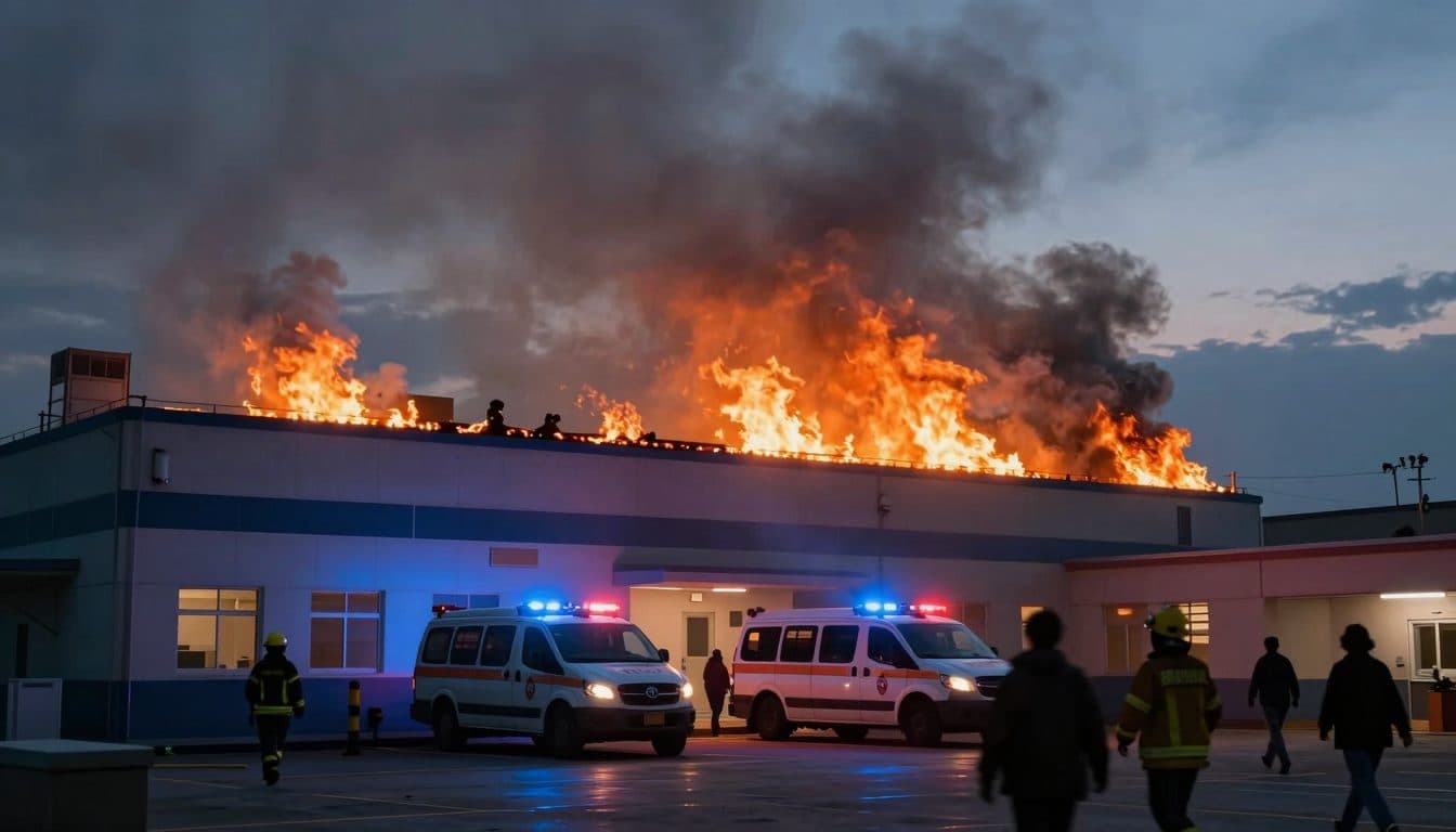 Krankenhausbrand in Ludwigslust: Zwei Tote und viele Verletzte