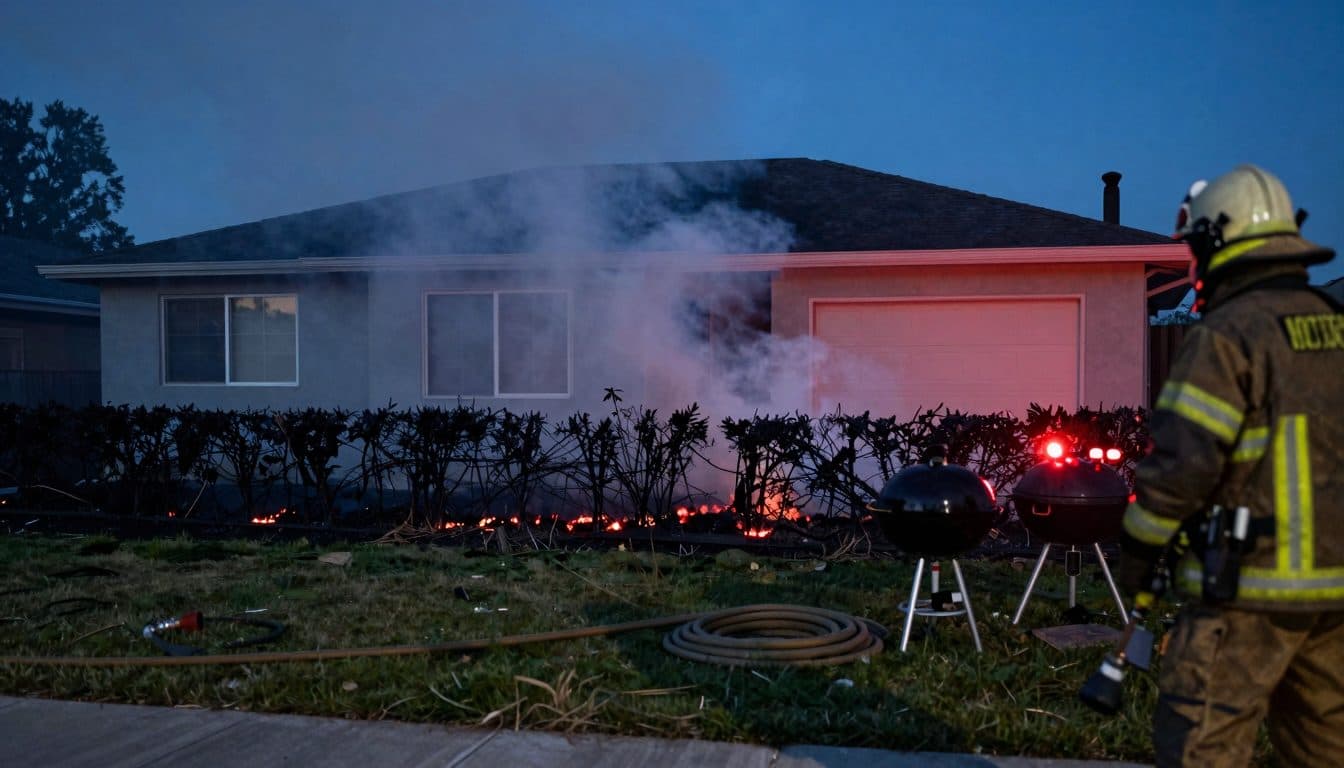 Heckenbrand in Ludesch: Grill-Funken entzünden Hecke