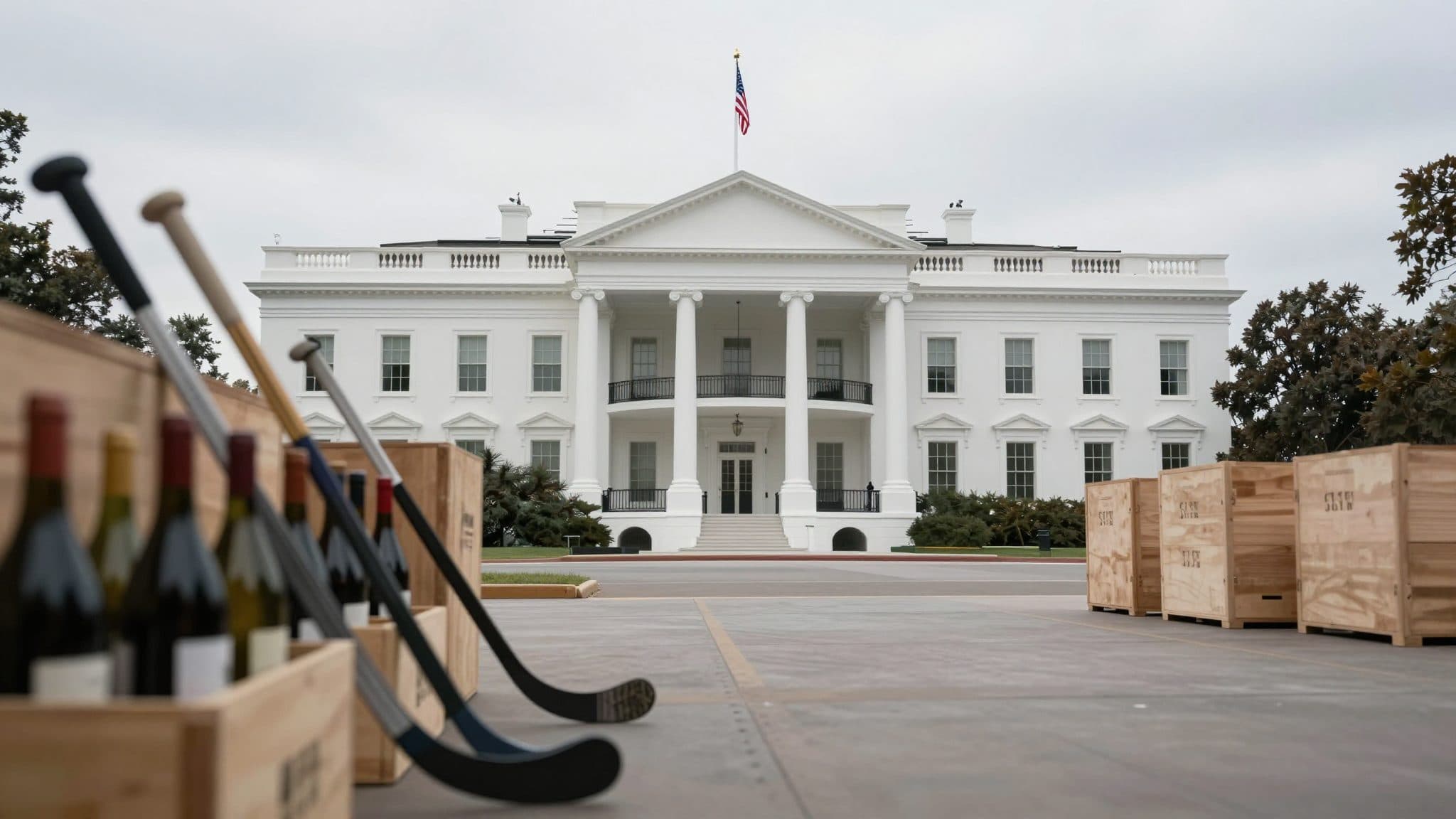 USA und Kanada streiten sich: Neue Zölle auf Wein, Hockeyschläger und mehr