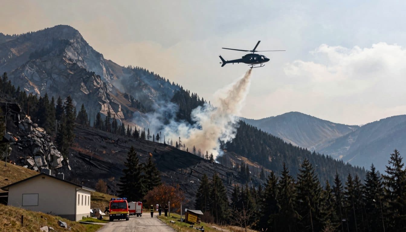 Waldbrand am Raucheck: So haben die Einsatzkräfte das Feuer gelöscht