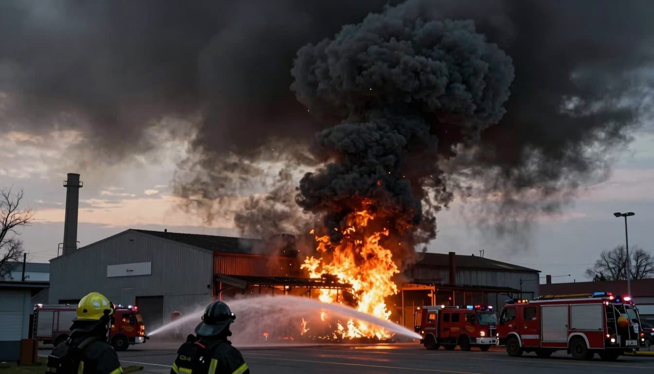 Brand in Wien: Südosttangente war am Freitagabend gesperrt