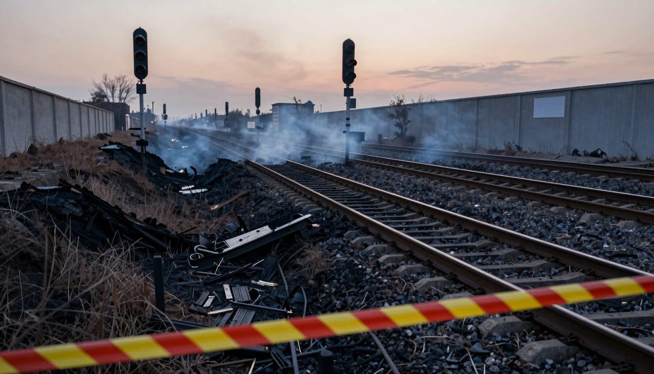 Brandanschlag auf Bahngleise bei Langenfeld – Strecke gesperrt