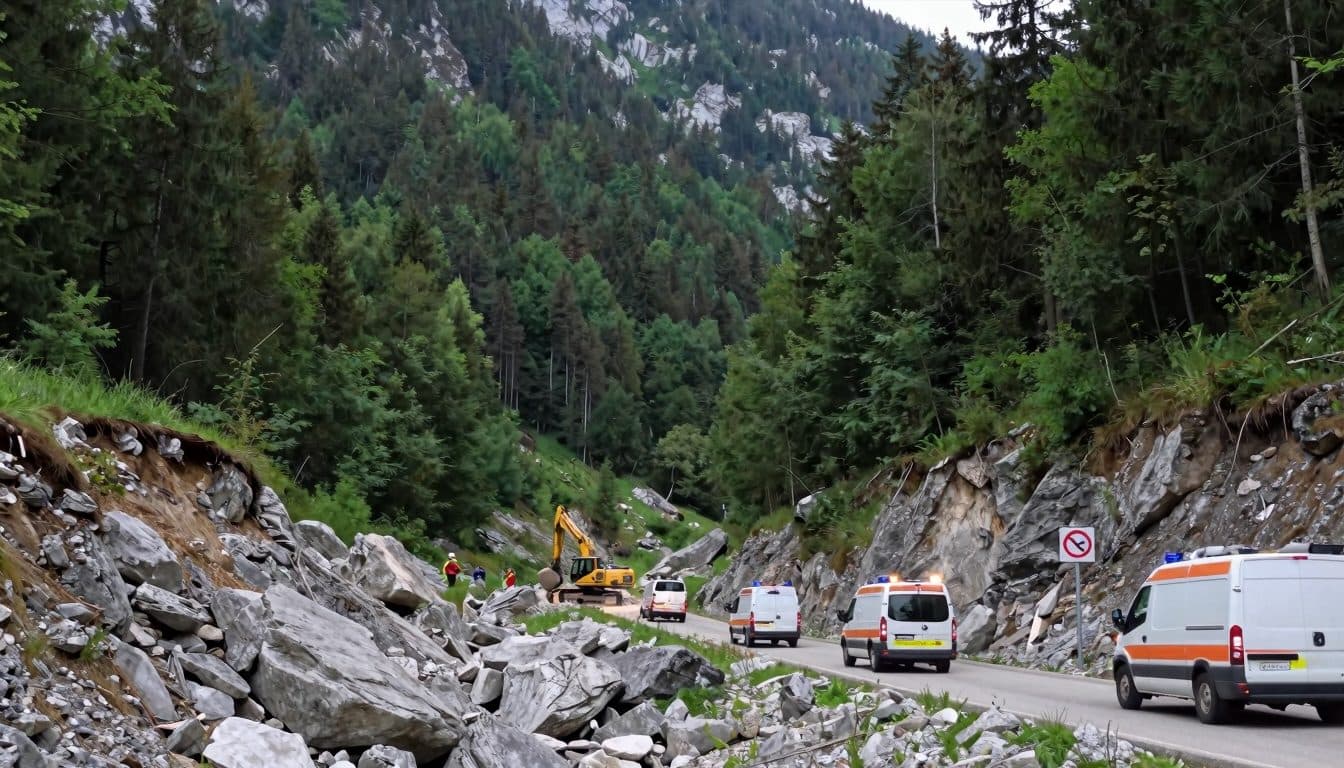 Baggerunfall in Kärnten: Wie 64 Einsatzkräfte halfen