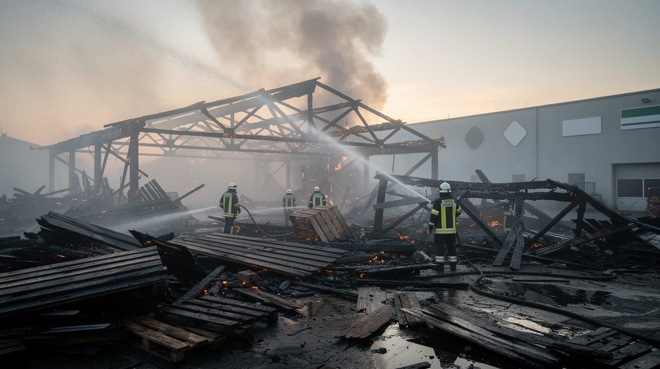 Brand in Sägewerk: Was ist passiert?