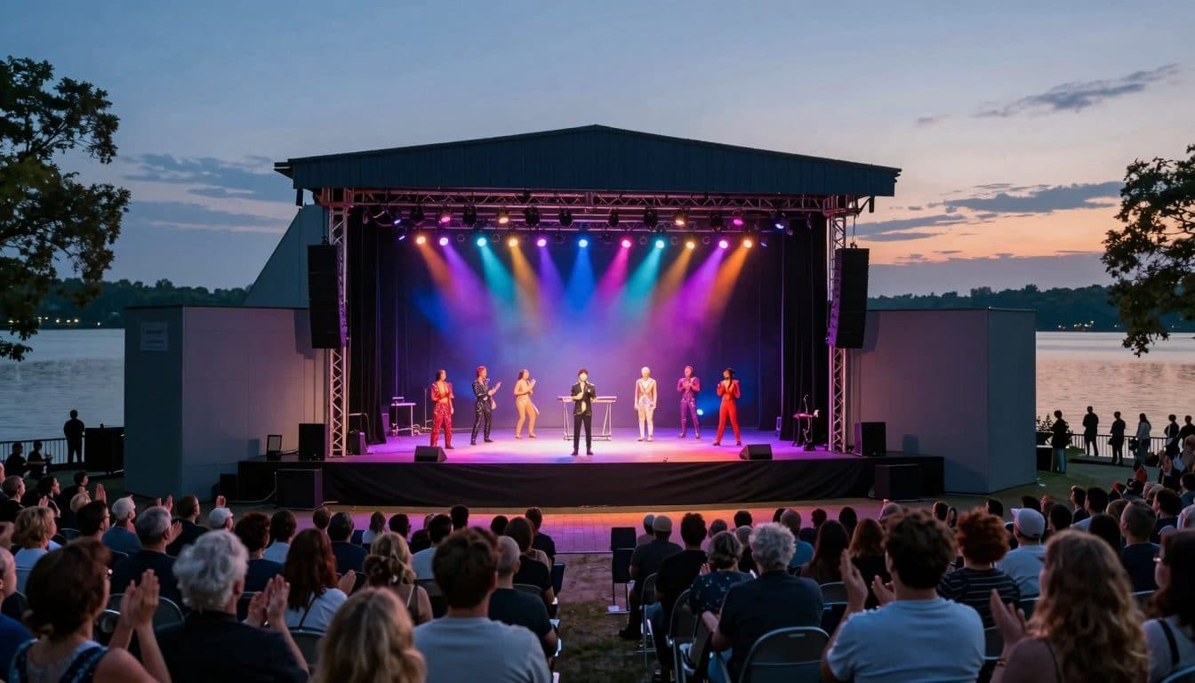 Glamour am See: „La Cage aux Folles“ feiert in Mörbisch Premiere