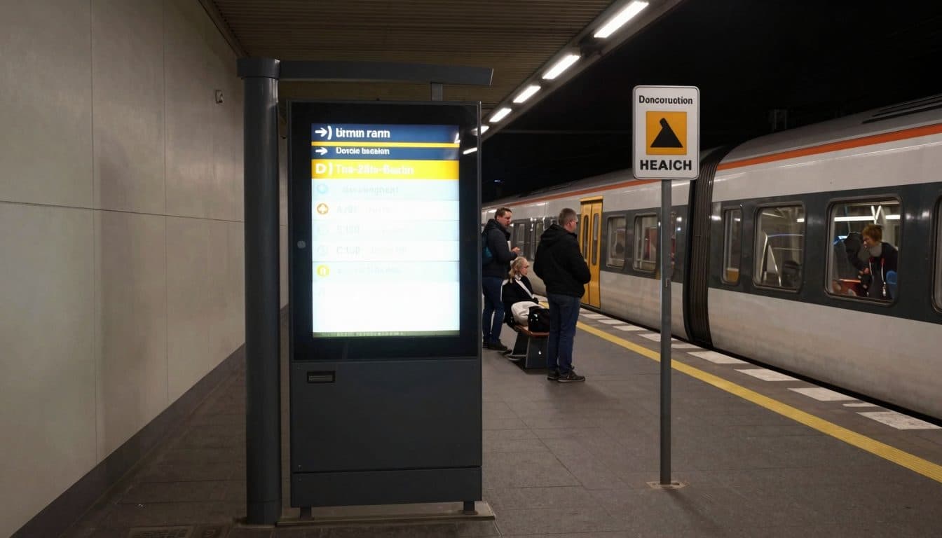Nachts fährt die S-Bahn in Tempelhof anders als sonst