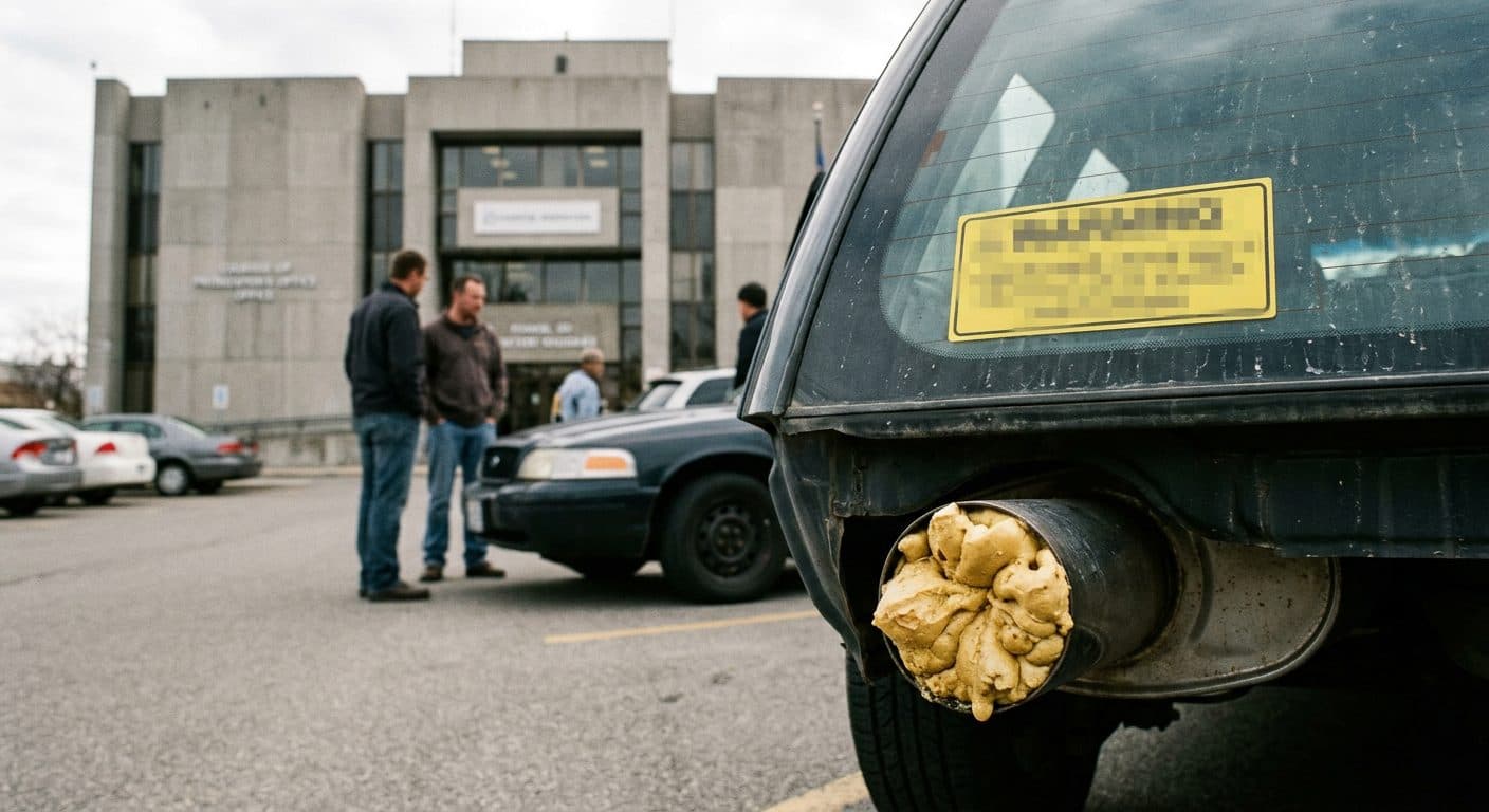 Bauschaum im Auspuff: Warum vier junge Leute jetzt vor Gericht stehen