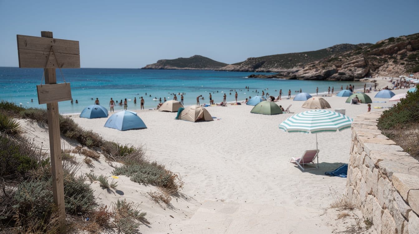Sonnenschirm-Verbot an einem Strand in Italien: Was du wissen musst