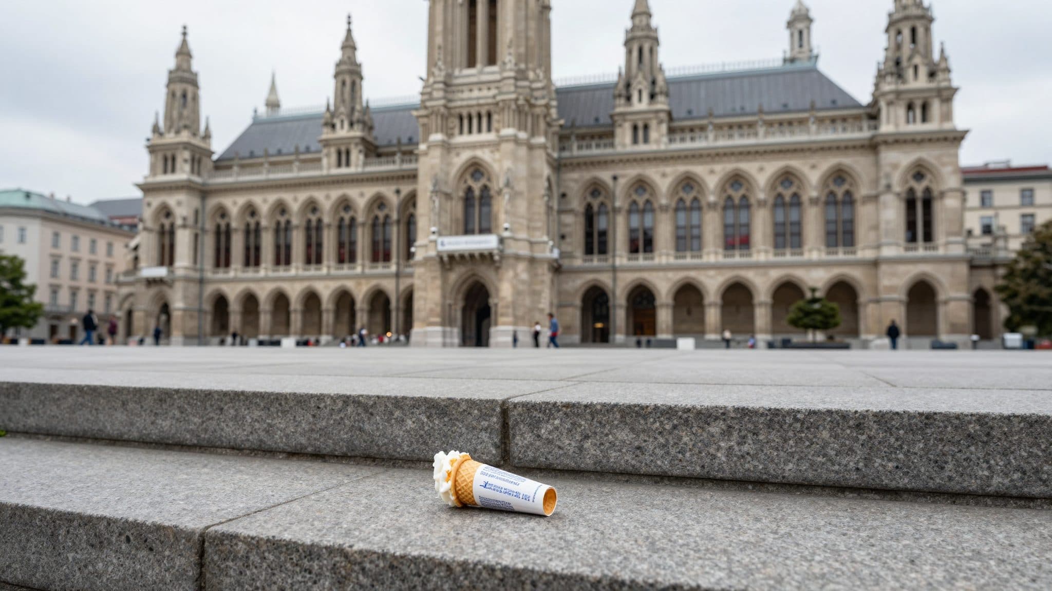 Eis mit komischen Sprüchen: Streit um ein Kinderfest im Wiener Rathaus