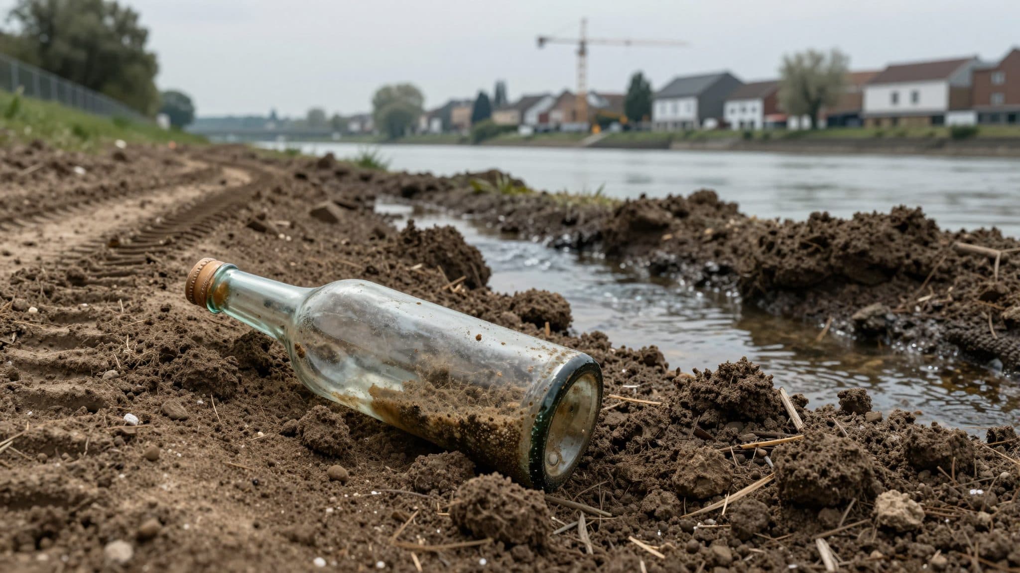 Flaschenpost von 1958 taucht am Rhein wieder auf