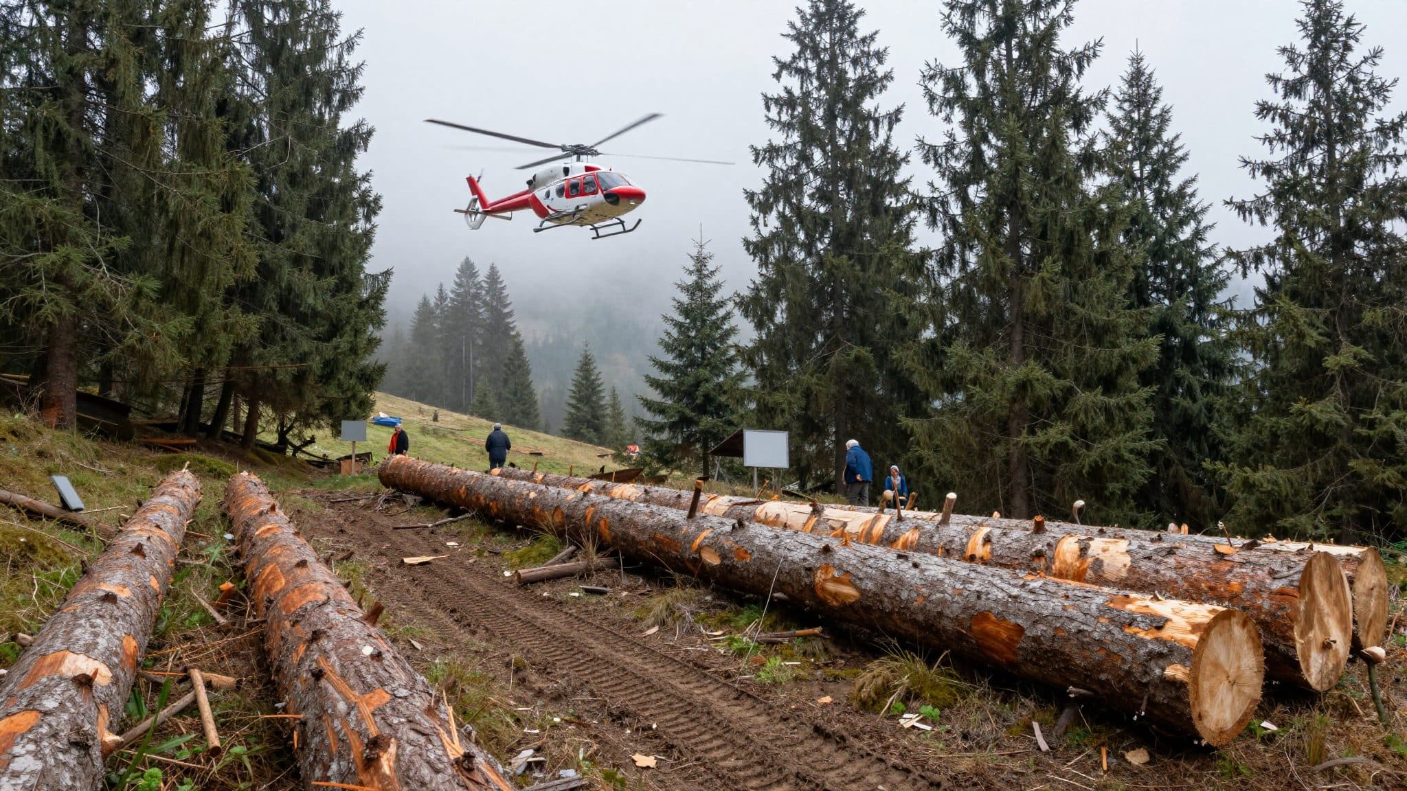 Schwerer Unfall bei der Waldarbeit in der Steiermark