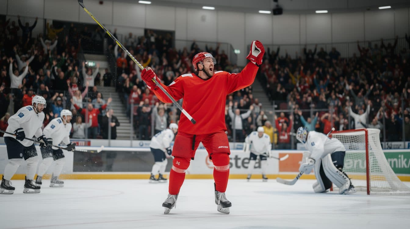 Österreichs Eishockey-Team verliert gegen die Schweiz