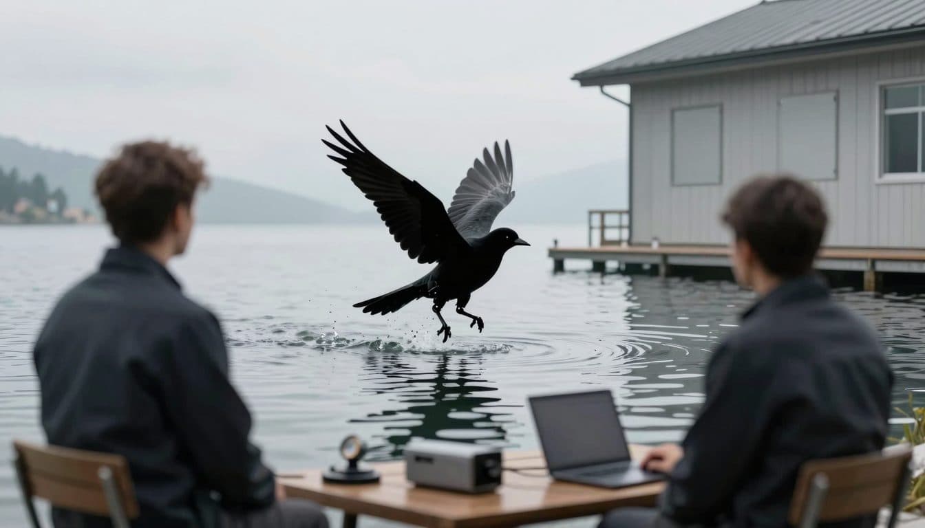 Roboter wie ein Vogel: Er kann fliegen und ins Wasser tauchen