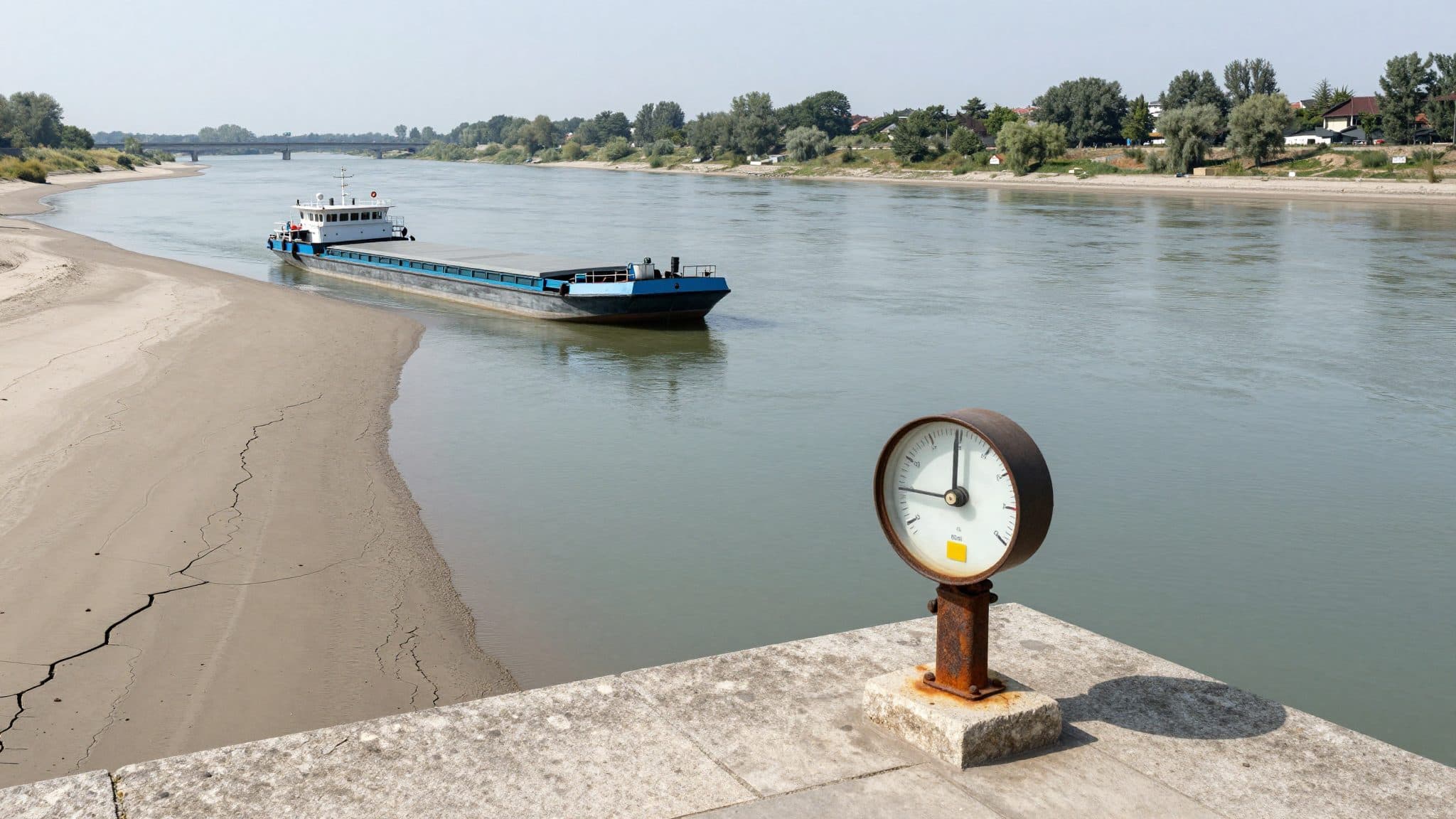 Warum der Rhein gerade wenig Wasser hat