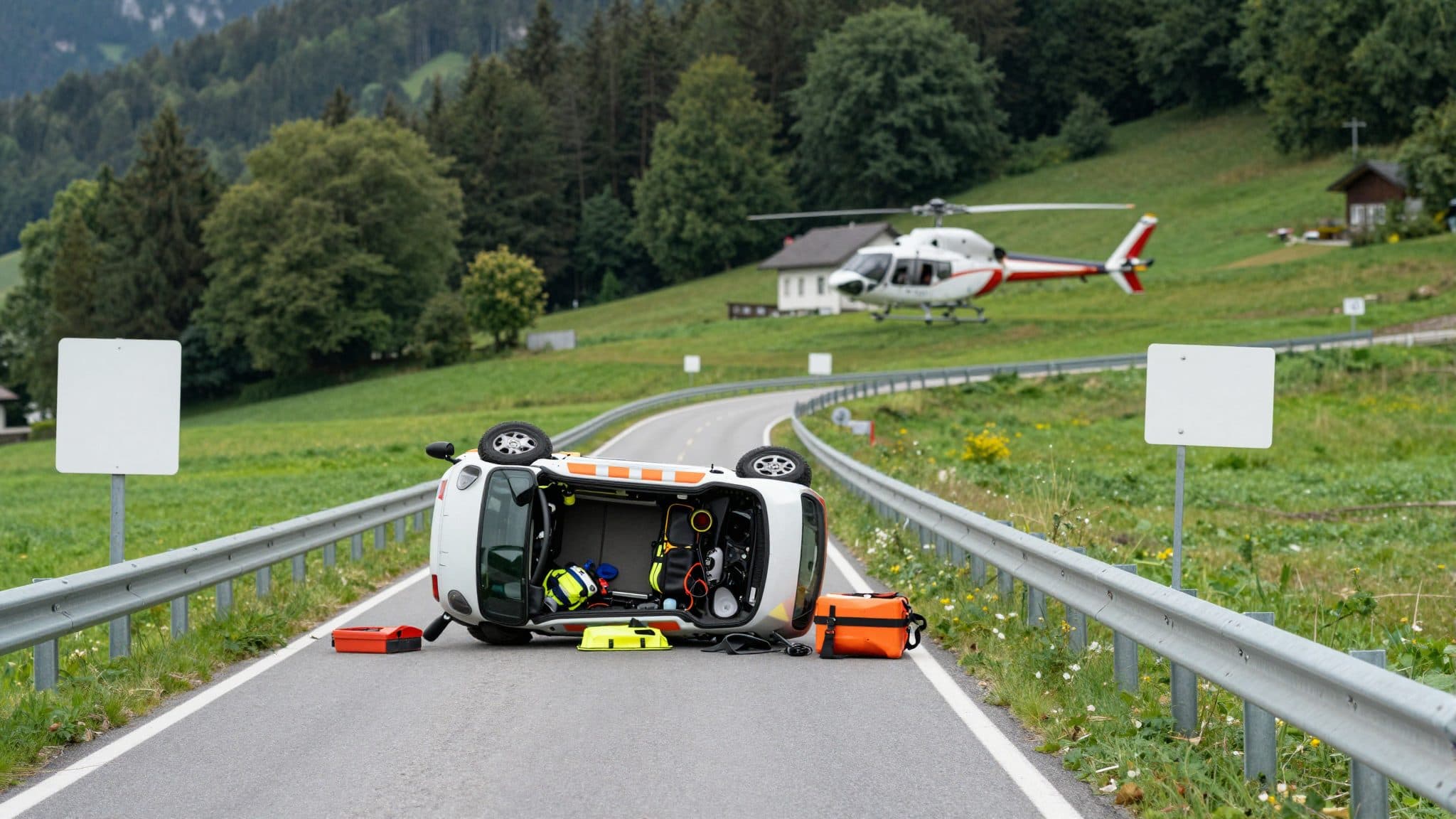 Fünf Teens bei Autounfall in Zwettl verletzt – was ist passiert?