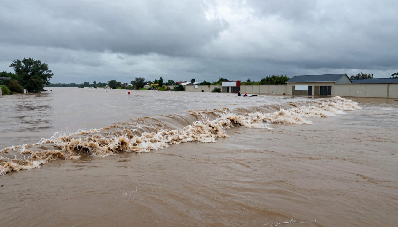 Texas kämpft gegen eine schwere Flut