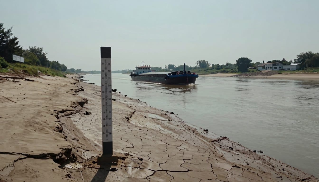 Wenn Flüsse wenig Wasser haben: Was passiert gerade auf Rhein, Elbe und Donau?