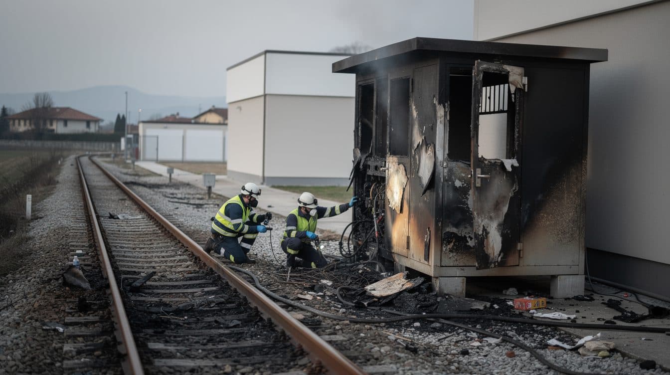 Brand auf den Gleisen: Warum deine Zugfahrt nach Italien ausfallen könnte