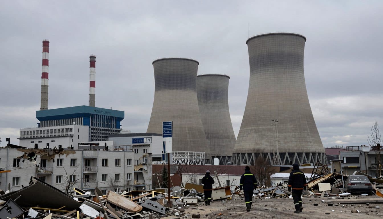 Angriff auf eine Stadt in der Nähe eines Atomkraftwerks – was ist passiert?