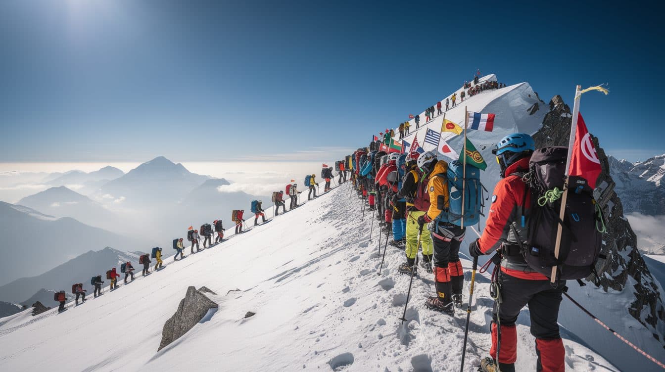 Everest-Rekord: Fast 270 Leute auf dem Gipfel an einem Tag!