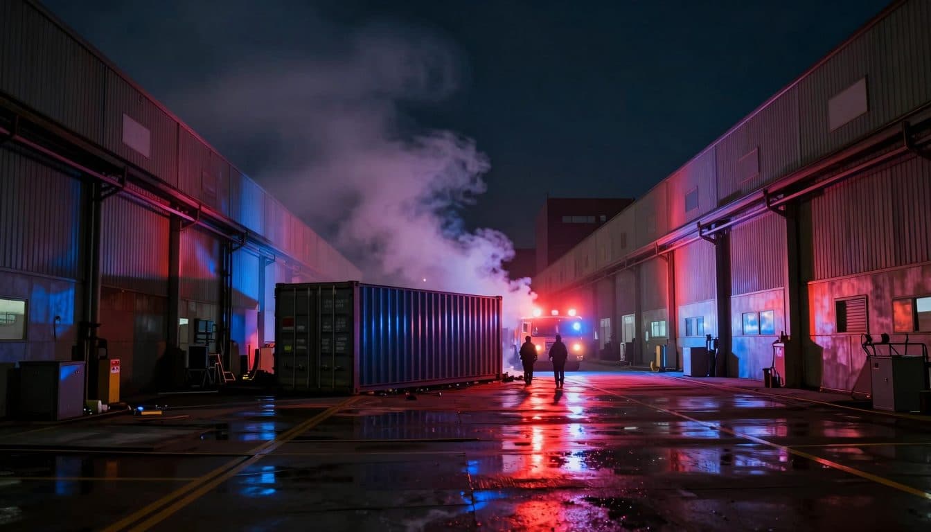 Großbrand bei Künstler Tony Cragg in Wuppertal