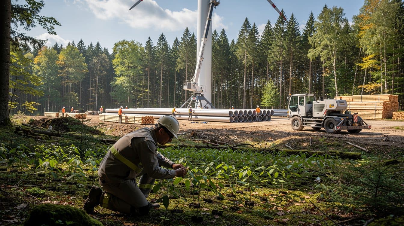 Bundesforste: Weniger kaputte Bäume, mehr Windräder