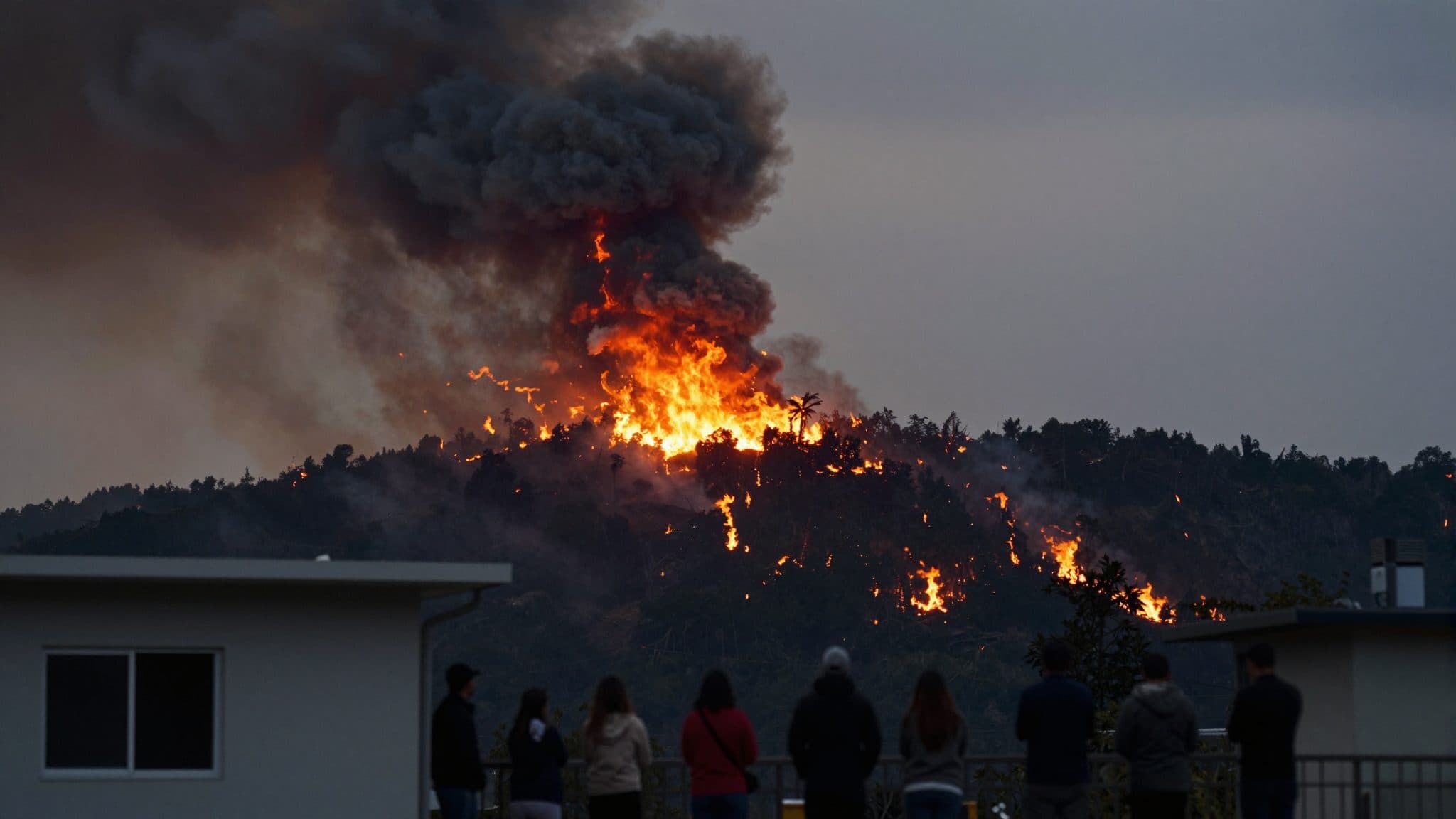 Großbrand in Spanien: 45.000 Menschen bleiben zu Hause