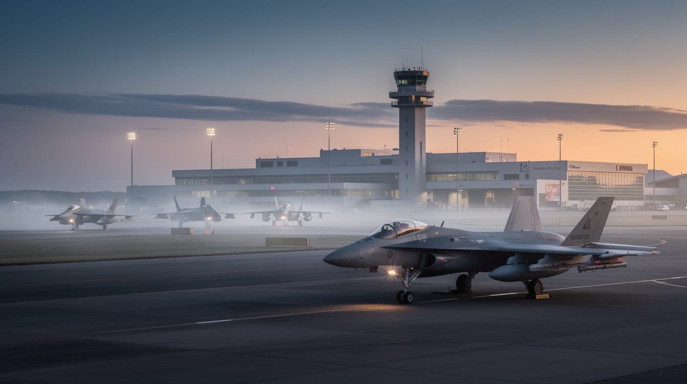 Bundeswehr-Tornados trainieren eine Woche lang am Hamburger Flughafen