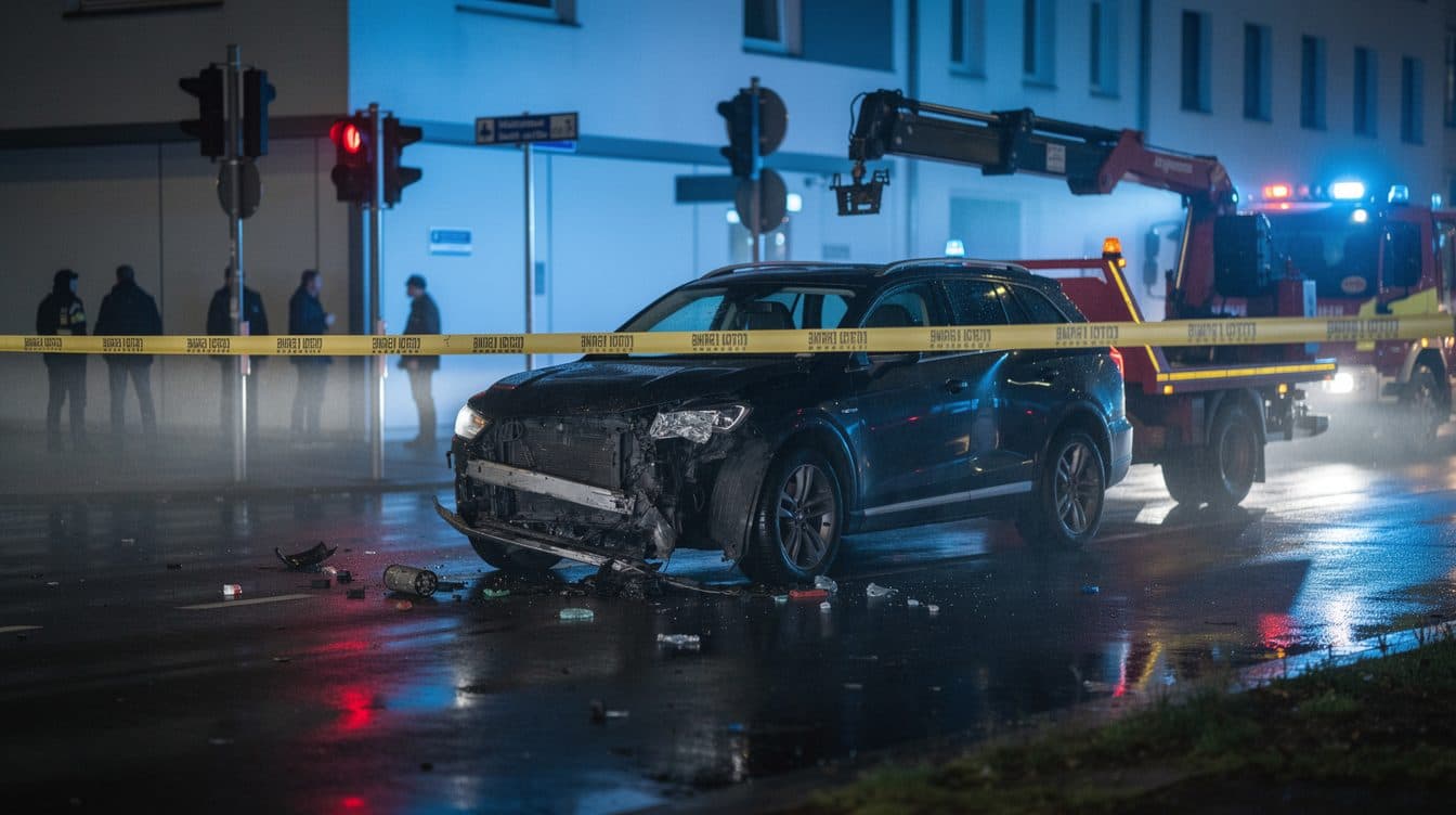 Pietro Lombardi hatte einen Autounfall in Köln