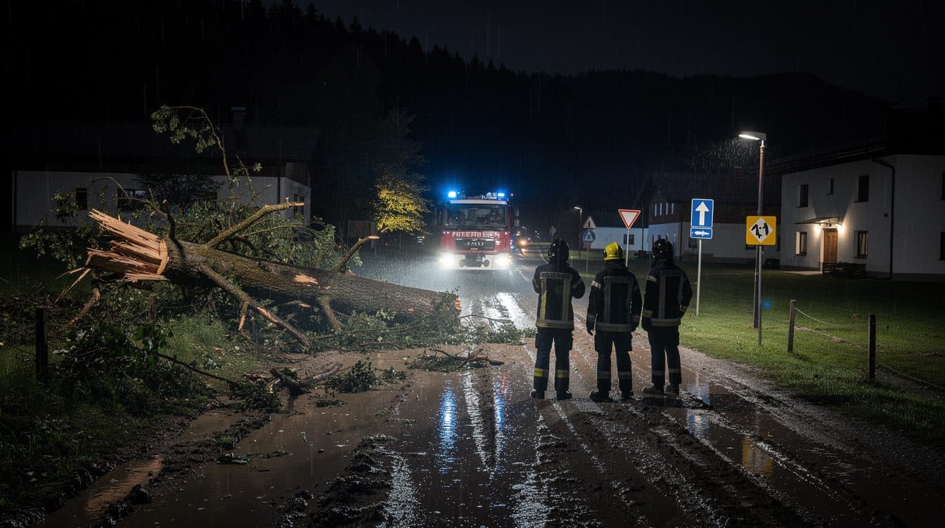 Starkregen und Sturm: 65 Feuerwehreinsätze in Kärnten