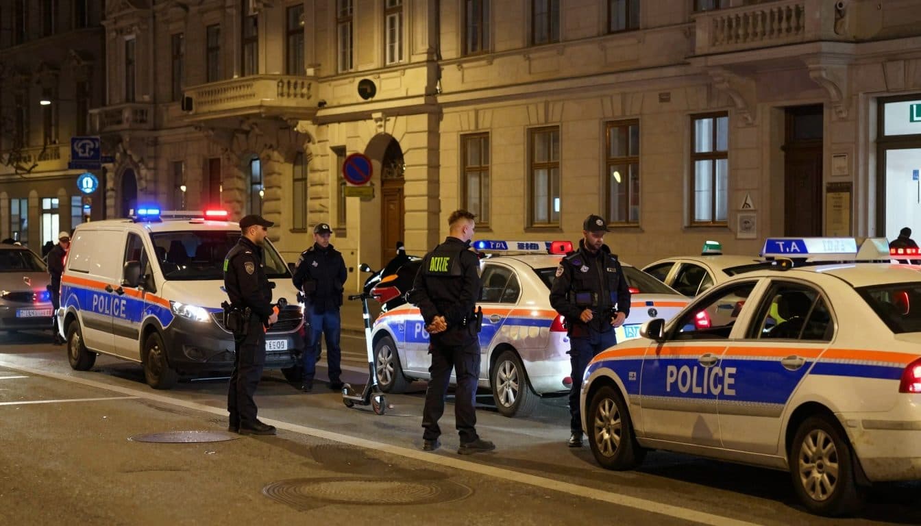 Nachts in Wien: Polizei kontrolliert Taxis, Autos und E-Scooter