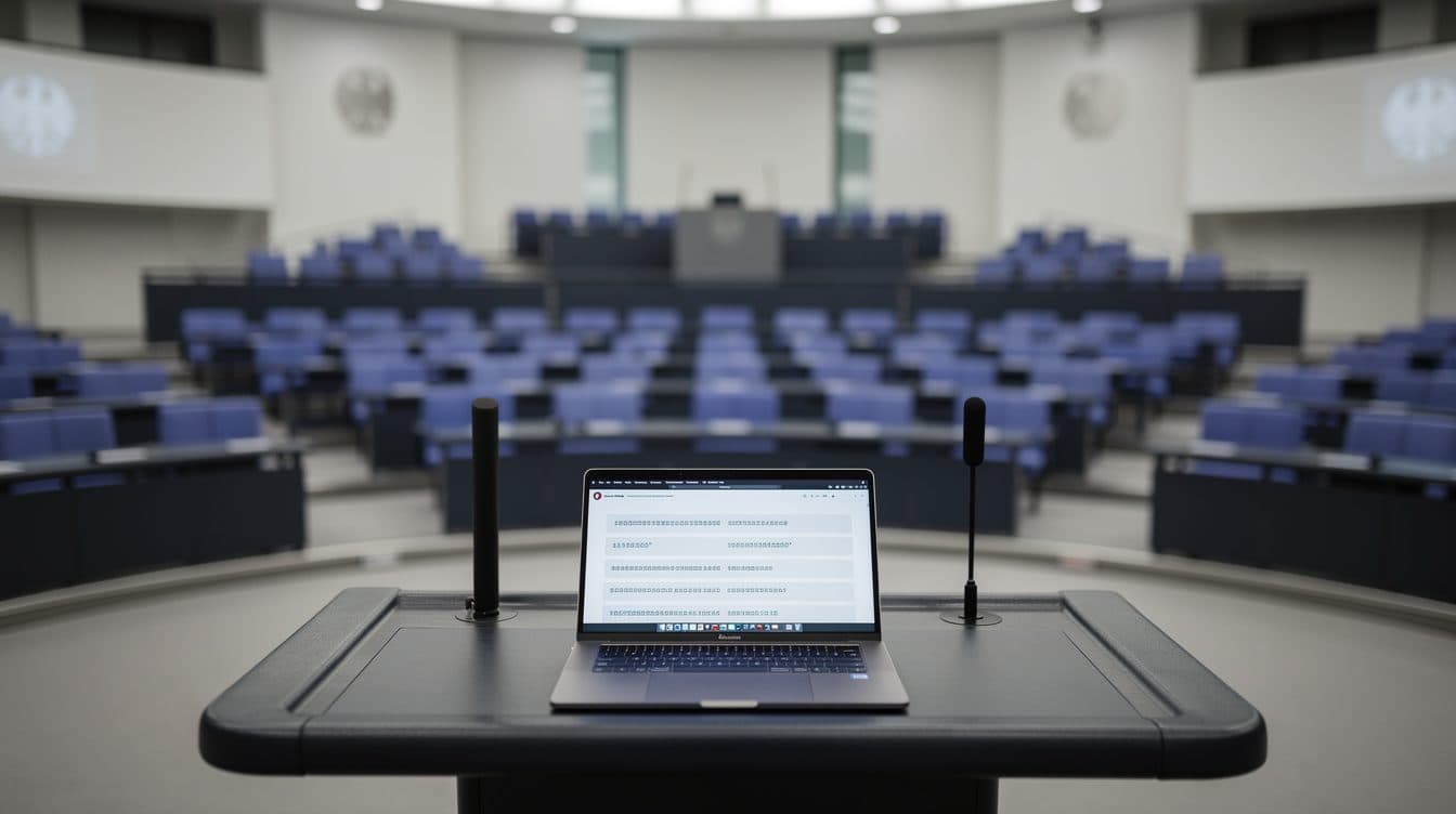 Hat ein Minister seine Reden von einer KI schreiben lassen?