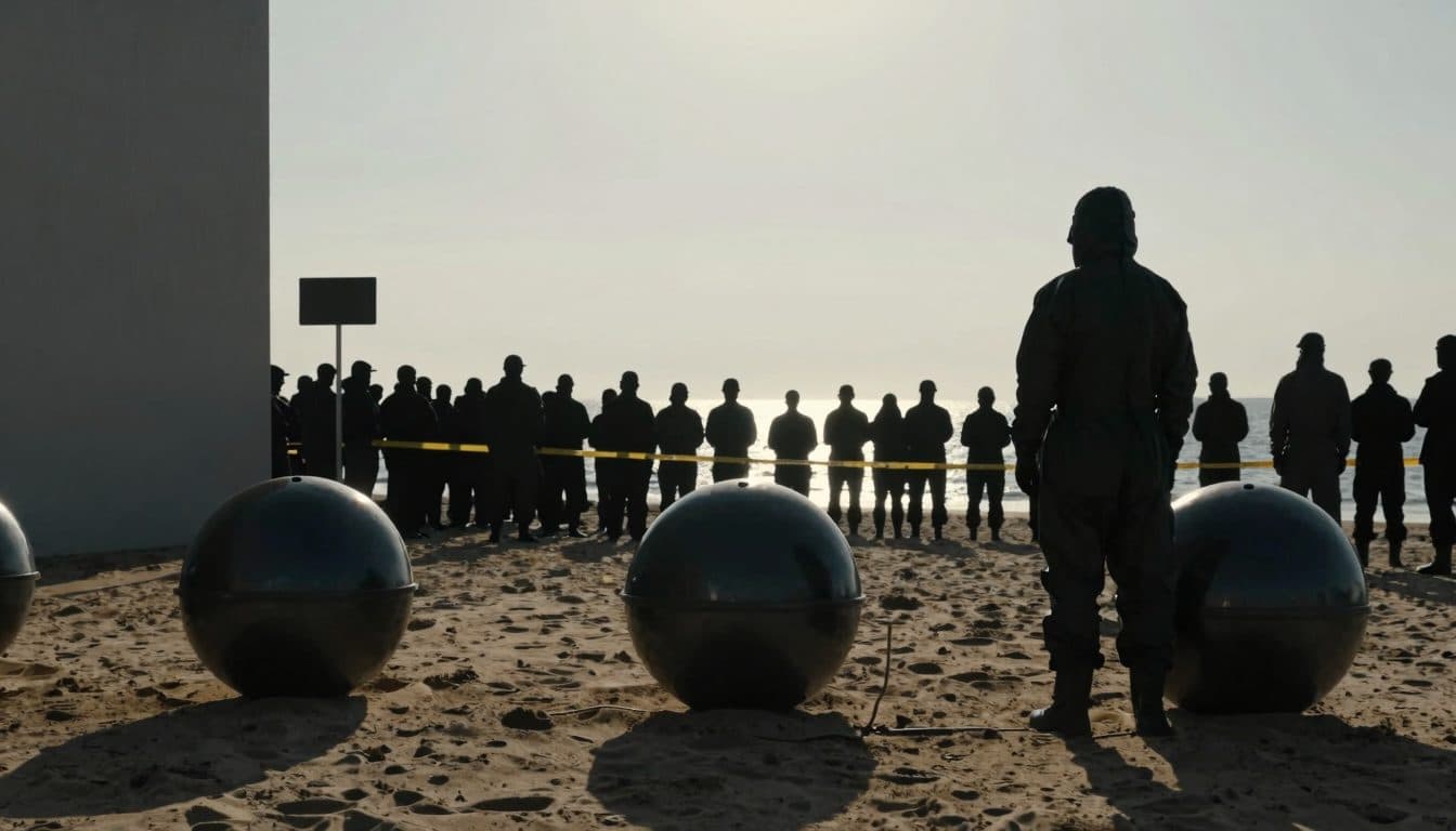 Metallkugeln aus dem All am Strand von Australien