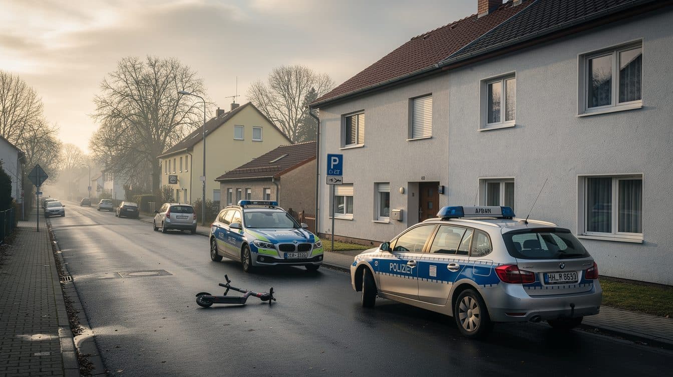 E-Scooter-Crash in Brandenburg: Fahrerin nur leicht verletzt