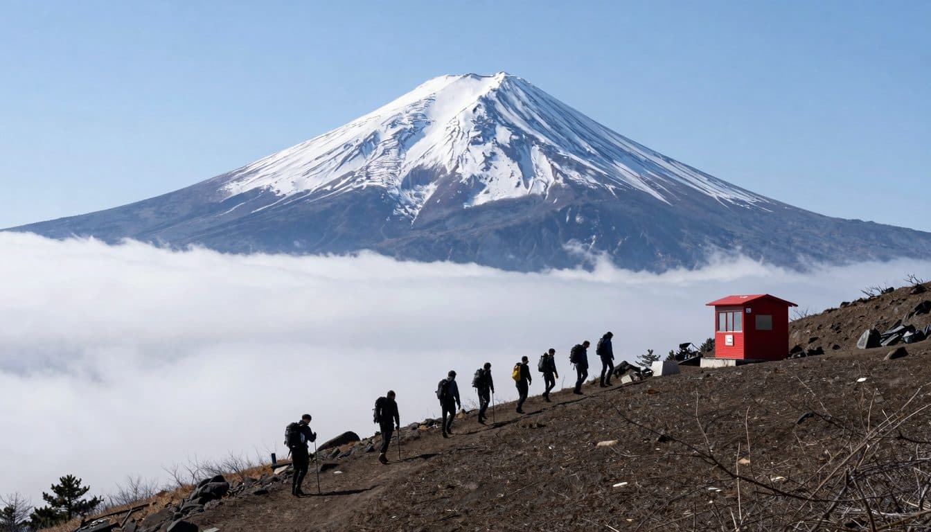 Mount Fuji: Warum so viele Menschen gerettet werden müssen