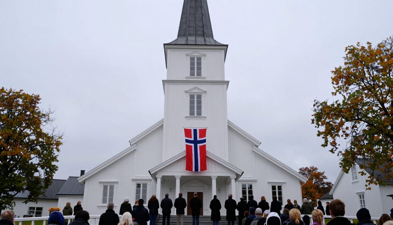 Trauer in Norwegen: Mette-Marit nimmt Abschied von König Harald