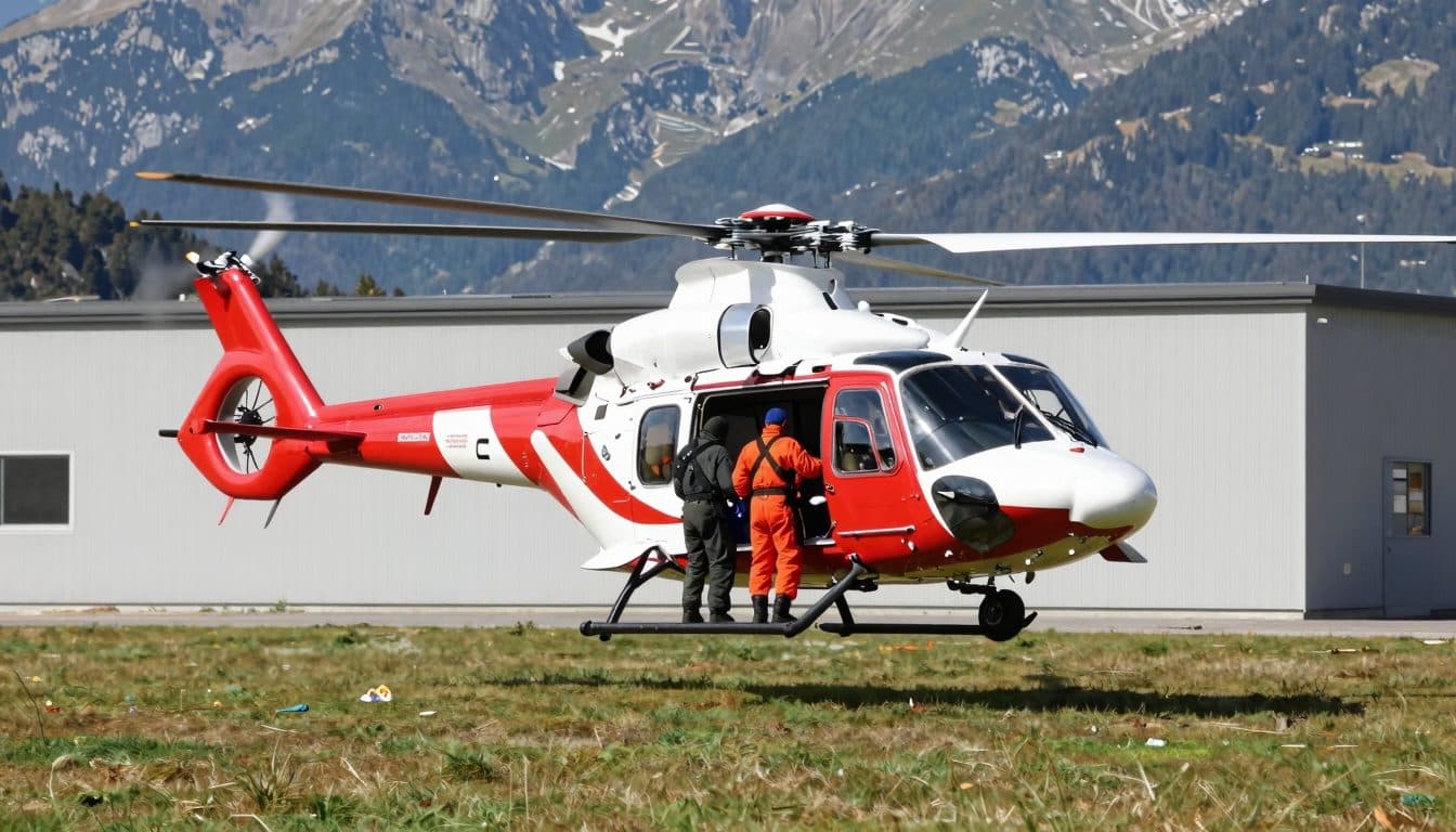Eine halbe Million Einsätze mit dem Hubschrauber