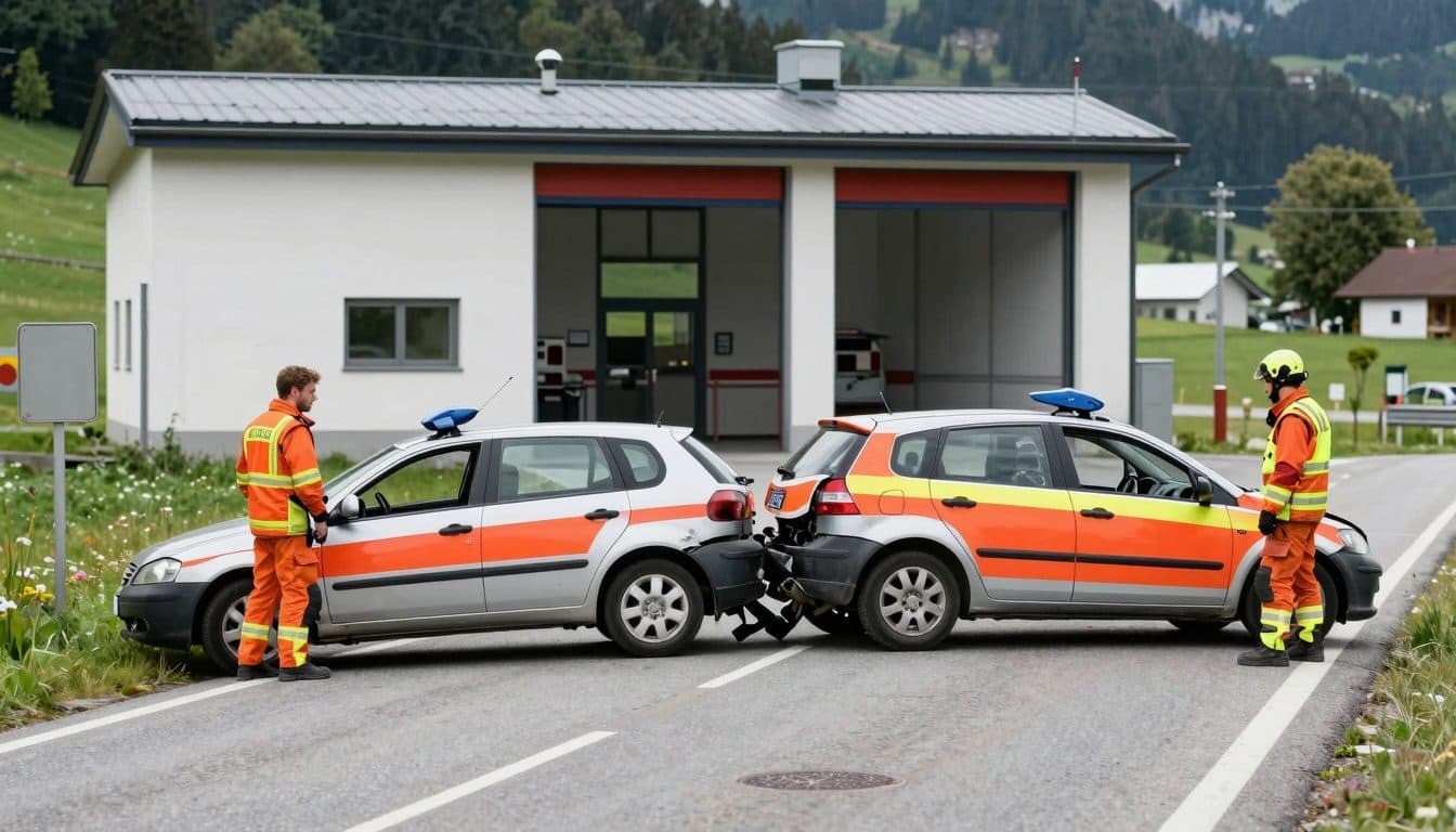 Auffahrunfall in Freistadt: Zwei Kinder hatten großes Glück
