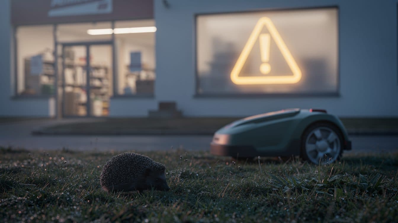 Brandenburg klärt in Baumärkten über Mähroboter und Igel auf