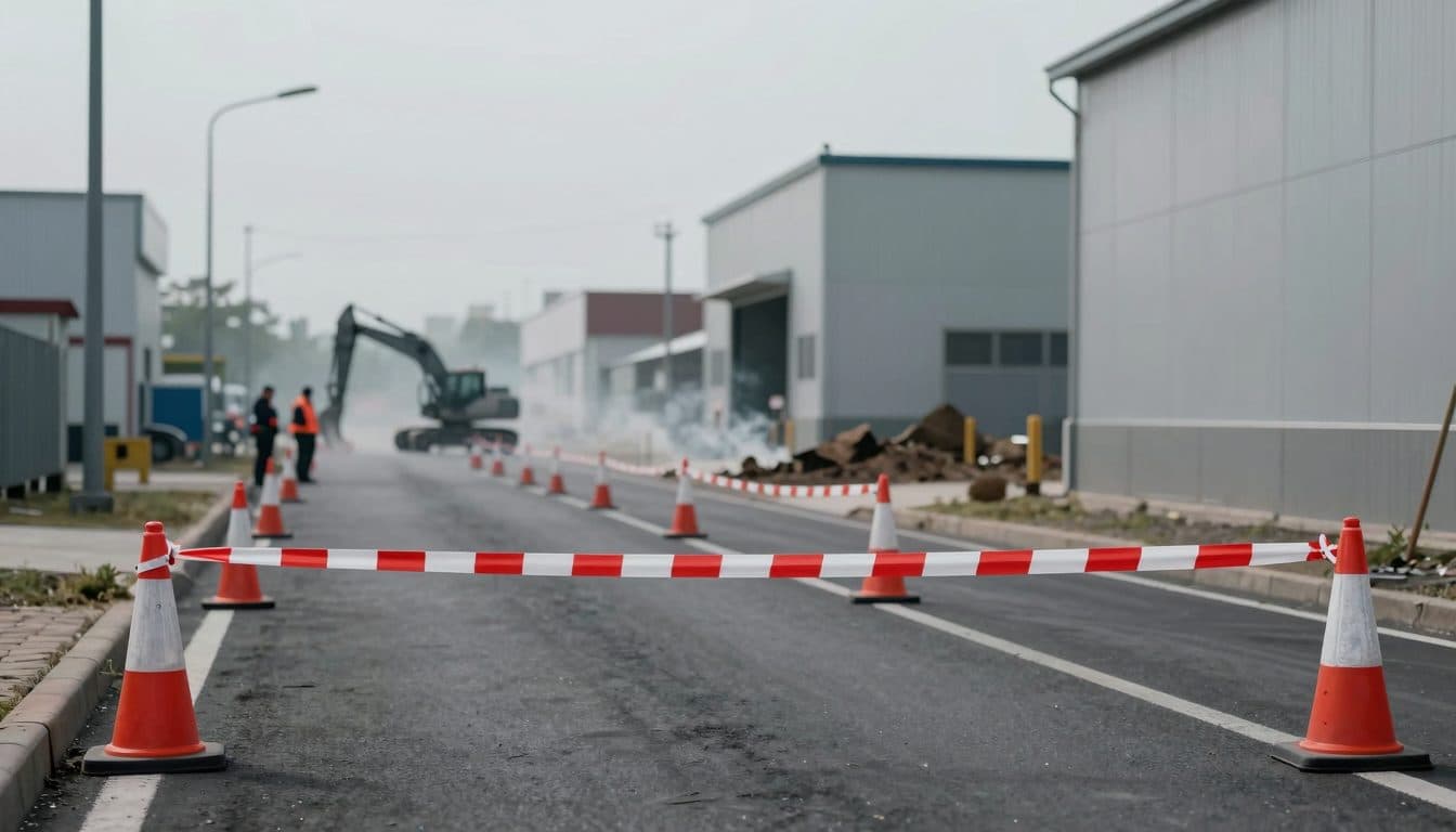 Bagger kappt Gasleitung in Kapfenberg: B20 dicht, niemand verletzt
