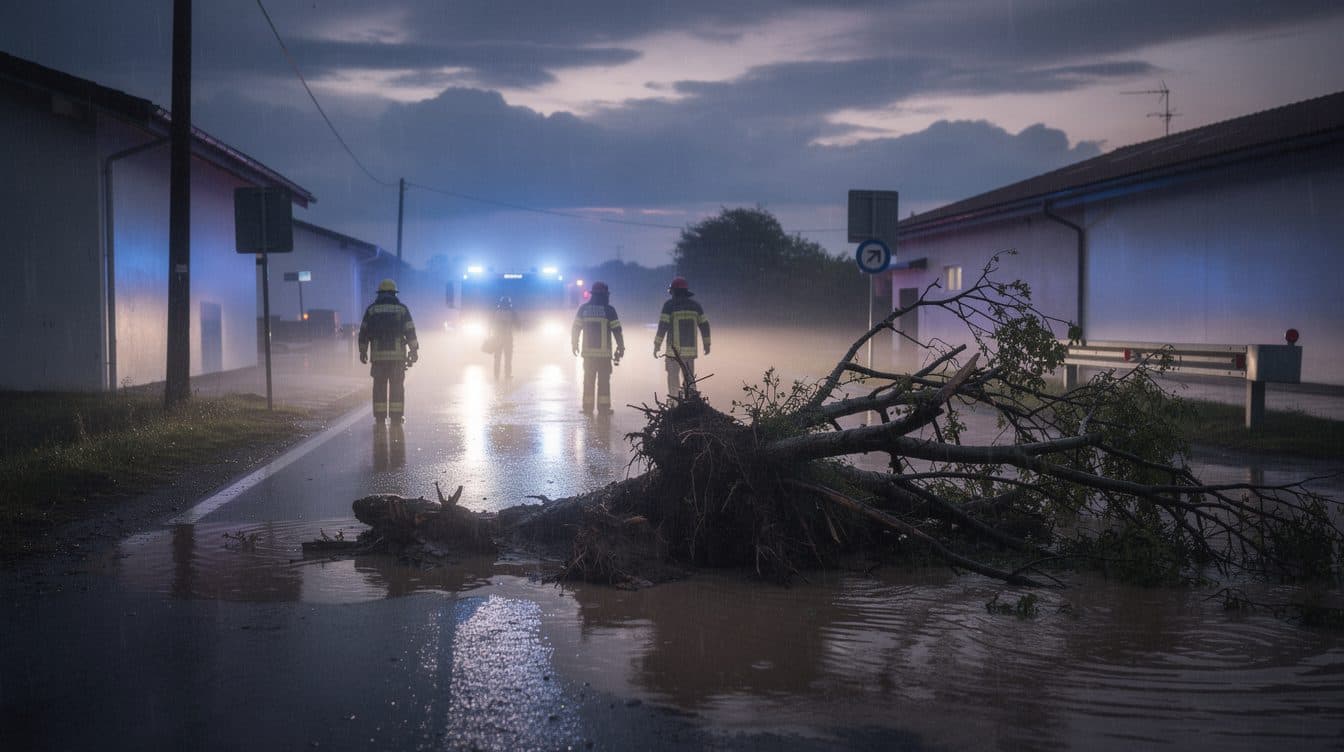 Gewitter-Chaos: Tausende Feuerwehrleute räumen nach Sturm auf