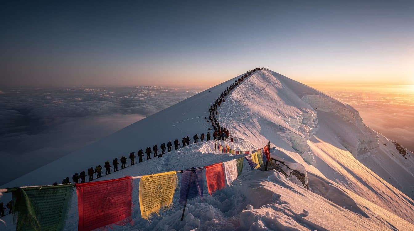 Everest-Saison 2026: So viele Leute wie nie oben