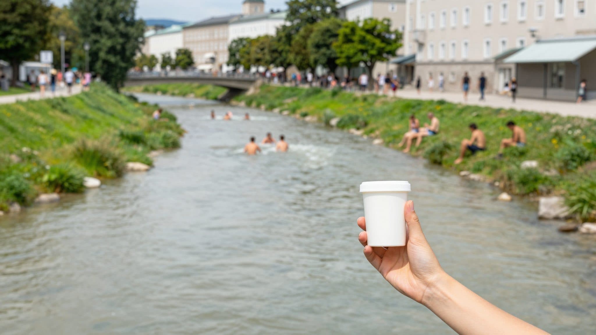 Krank nach dem Baden im Almkanal: Was ist passiert?